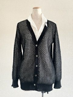 yunahicaユナヒカ　メッシュ編みカーディガン メッシュ編みカーディガン | yunahica