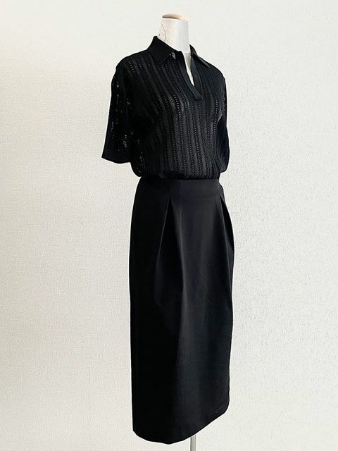 レース柄スキッパー｜ユナヒカ